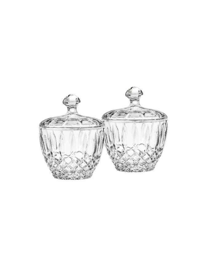 Alhomaidhi 🏺✨ Luxury Glass Serving Set – 6 Pieces | For Sweets, Nuts, and Dates | Perfect for All Occasions ✨🏺 - Image 5